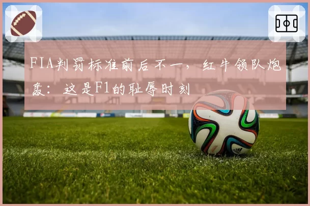 FIA判罚标准前后不一，红牛领队炮轰：这是F1的耻辱时刻